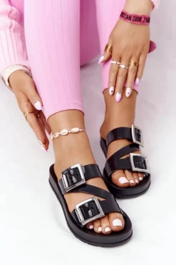 Hot ZAXY Pachnące Gumowe Klapki Eco Friendly HH285109 Czarne