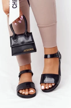 Sandały Gumowe|Sandały Płaskie></noscript>ZAXY Pachnące Gumowe Sandaly Eco Friendly HH285127 Czarne