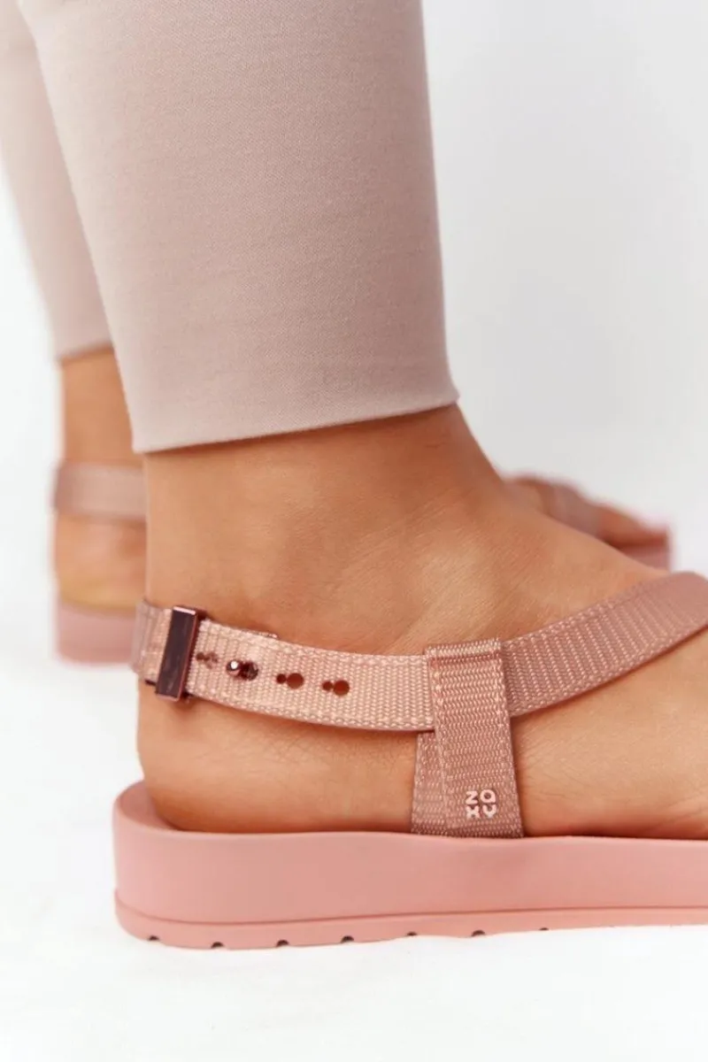 Sale Pachnące Gumowe Sandaly Eco Friendly HH285167 Nude Damskie Sandały Gumowe|Sandały Płaskie