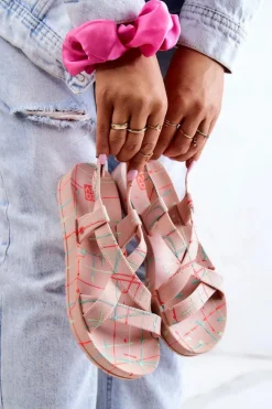 Discount ZAXY Pachnące Gumowe Sandały Eco Friendly HH285266 Nude