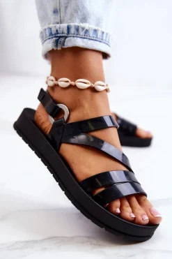 Online ZAXY Pachnące Gumowe Sandały HH285071 Czarne