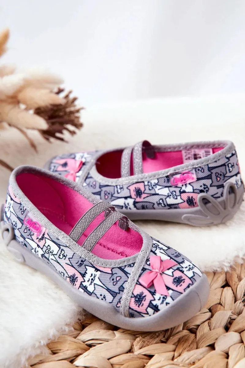 BEFADO Papcie Baleriny Kotki 116X297 Szare