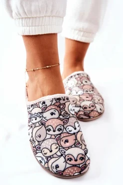 Discount BEFADO Papcie Klapki Sarenki 155D203 Beżowe