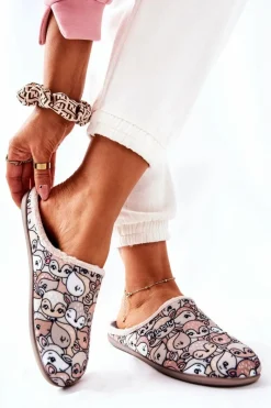 Discount BEFADO Papcie Klapki Sarenki 155D203 Beżowe