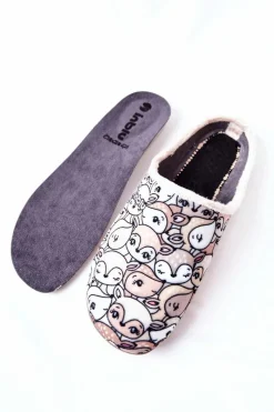 Discount BEFADO Papcie Klapki Sarenki 155D203 Beżowe