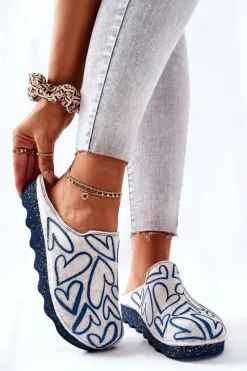 Kapcie Klasyczne|Klapki Damskie Klasyczne>INBLU Papcie Klapki Profilaktyczne DK07 002 Beżowe