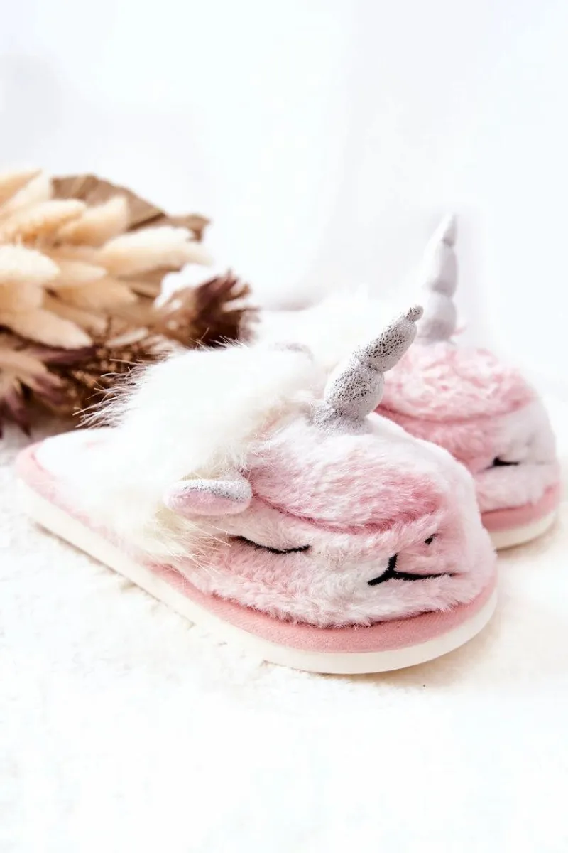 Boto Papcie Ocieplane Jednorożec Biało-Różowe Ronee