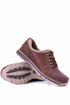 Online Boto Półbuty Męskie Brązowe Outdoor Ivar