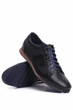 Półbuty Casual>Boto Półbuty Męskie Casual Skórzane Nikopol Czarne 1730