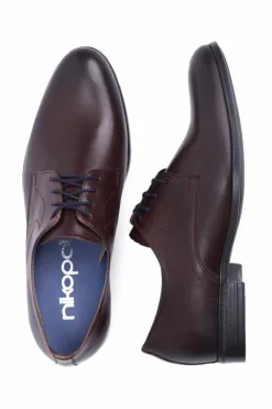 Półbuty Casual></noscript>Boto Półbuty Męskie Casual Skórzane Nikopol Brązowe 1735