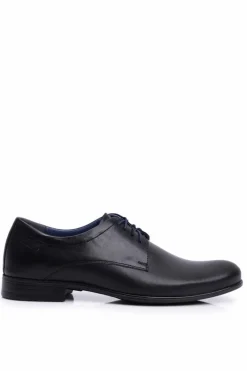 Discount Boto Półbuty Męskie Casual Skórzane Nikopol Czarne 1738