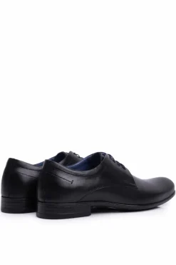 Discount Boto Półbuty Męskie Casual Skórzane Nikopol Czarne 1738