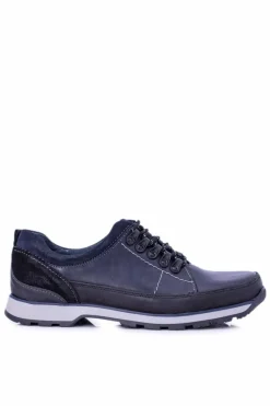 Clearance Półbuty Męskie Granatowe Outdoor Ivar2 Męskie Półbuty Casual