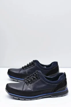 Półbuty Męskie Granatowe Outdoor Ivar Męskie Półbuty Casual