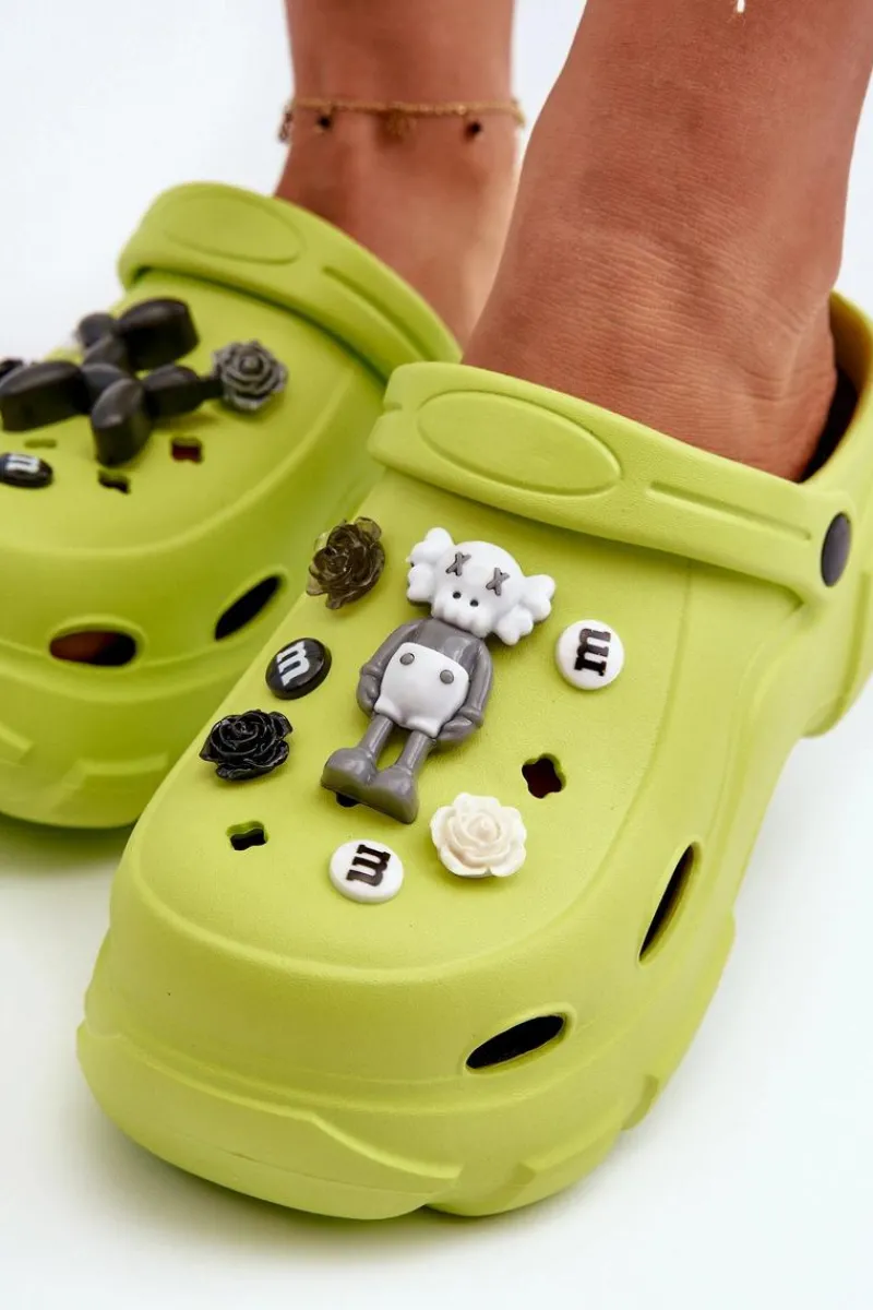 Online Piankowe Damskie Lekkie Klapki Na Masywnej Podeszwie Limonkowe Matirra Damskie Klapki Na Platformie|Klapki Damskie Klasyczne