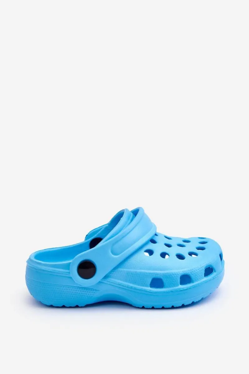 Chłopięce|Dziewczęce>Boto Piankowe Dziecięce Kroksy Klapki Jasnoniebieskie Percy