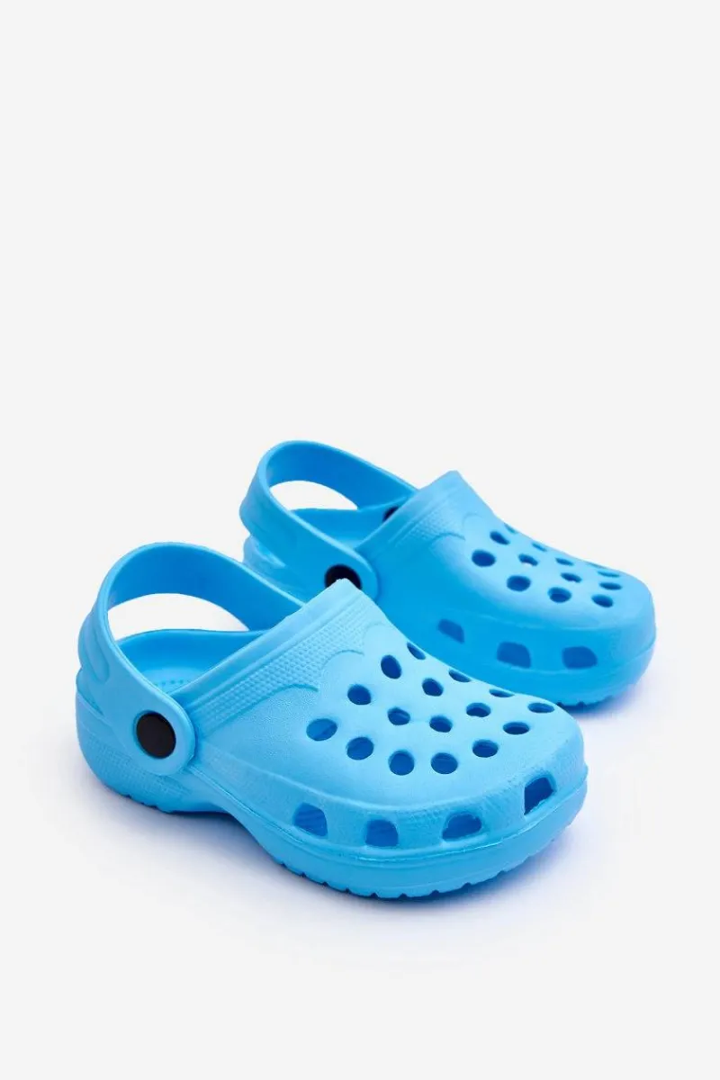 Chłopięce|Dziewczęce>Boto Piankowe Dziecięce Kroksy Klapki Jasnoniebieskie Percy