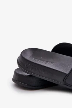 Outlet Piankowe Klapki Damskie Big Star OO274040 Czarne Damskie Klapki Damskie Big Star|Klapki Damskie Klasyczne