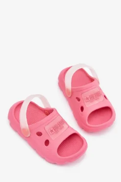 Dziewczęce></noscript>Big Star Shoes Piankowe Klapki Dziecięce Big Star RR374502 Różowe Różowy