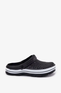 Evento Piankowe Klapki Męskie Czarne Maravena Czarny