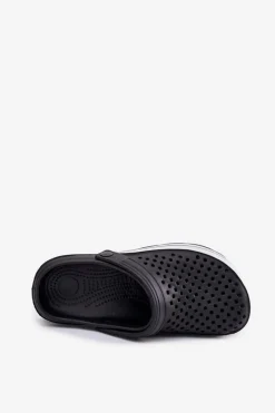 Evento Piankowe Klapki Męskie Czarne Maravena Czarny
