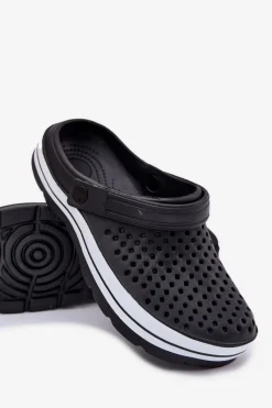 Evento Piankowe Klapki Męskie Czarne Maravena Czarny