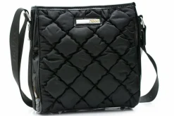 Hot Nobo Pikowana Czarna Torebka Listonoszka