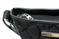 Hot Nobo Pikowana Czarna Torebka Listonoszka