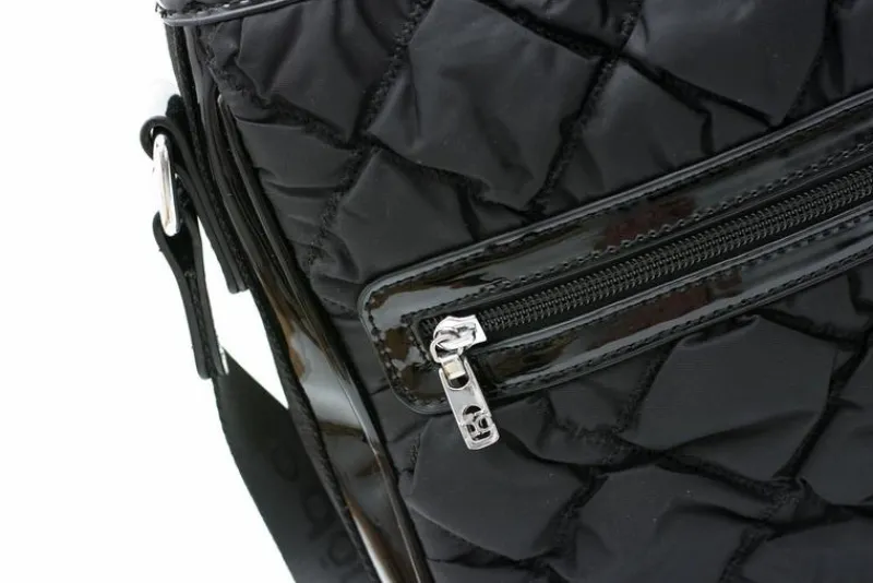 Hot Nobo Pikowana Czarna Torebka Listonoszka