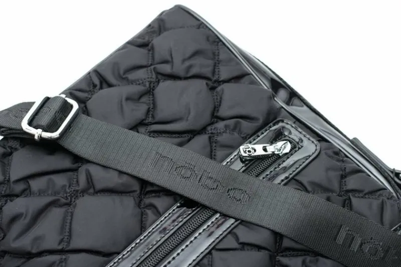 Hot Nobo Pikowana Czarna Torebka Listonoszka