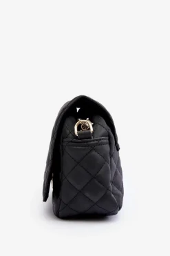 Best Pikowana Torebka Listonoszka NBAG-R3171-C020 Czarna Torebki Nobo|Torebki Klasyczne