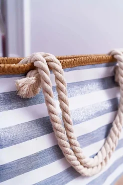 Boto Plażowa Duża Szara Torebka Torba Damska