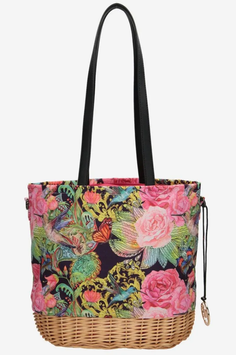 Sale Nobo Pleciona Torebka Koszyczek XP0350-CM08 Multikolor