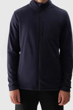 Hot 4F Polar Męski Ze Stójką Regular AW23TFLEM122-30S Granatowy