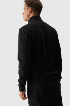 Sale Polar Męski Regular Ze Stójką WMM00TFLEM289-20S Czarne Męskie Bluzy Męskie|Odzież 4F