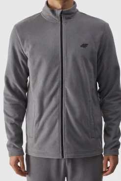 Clearance 4F Polar Męski Regular Ze Stójką WMM00TFLEM289-25S Szary