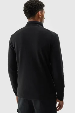 Hot 4F Polar Męski Ze Stójką Regular WAW24TFLEM250-20S Czarny