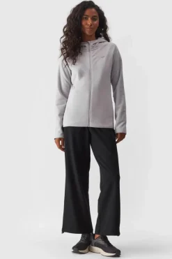 4F Polar Z Kapturem Regular Damski WMM00TFLEF291-25S Szary