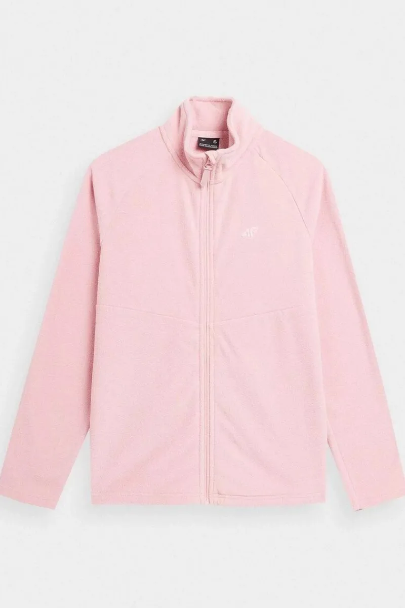 Hot Polar Ze Stójką Regular Damski AW23TFLEF146-65S Damskie Bluzy Damskie|Odzież 4F