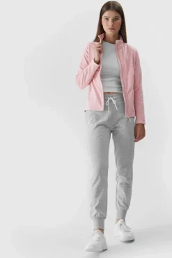 Hot Polar Ze Stójką Regular Damski AW23TFLEF146-65S Damskie Bluzy Damskie|Odzież 4F