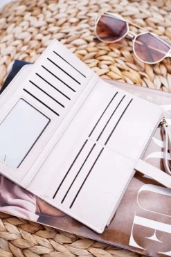 Best Boto Portfel Damski Duży Beżowy AD-64