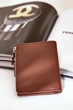 Boto Portfel Damski Eko Skórzany Jezorea Brązowy