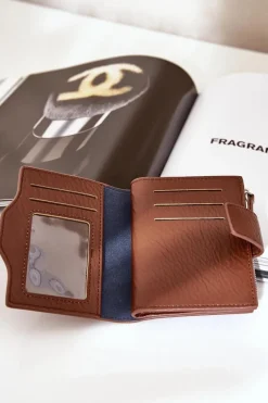 Boto Portfel Damski Eko Skórzany Jezorea Brązowy