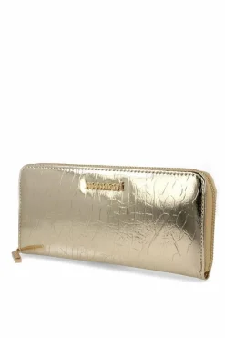 Sale Monnari Portfel Damski PUR0100-M23 Lakierowany Złoty