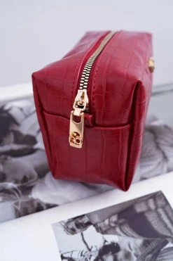 Nobo Średnia Damska Kosmetyczka Czerwona NCOS-I0321-C005