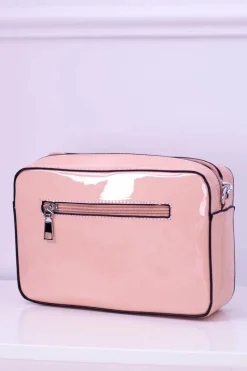 Best Różowa Lakierowana Torebka Damska Not Scared Torebki Klasyczne