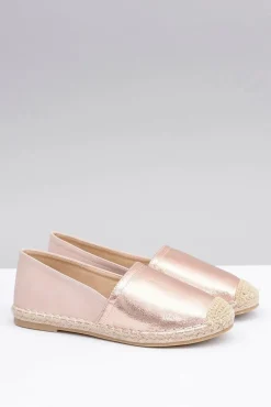 Czarne Espadryle>Boto Różowe Damskie Wsuwane Espadryle Paoli