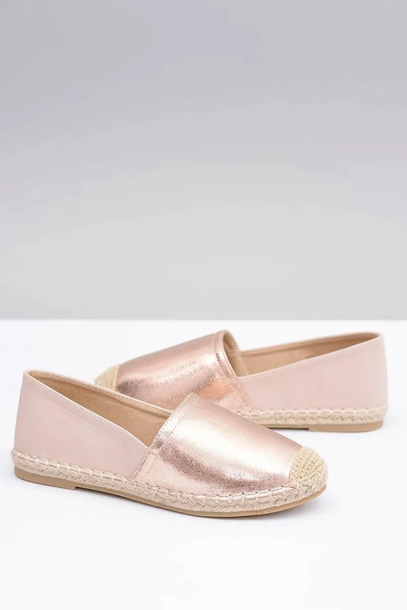 Czarne Espadryle>Boto Różowe Damskie Wsuwane Espadryle Paoli