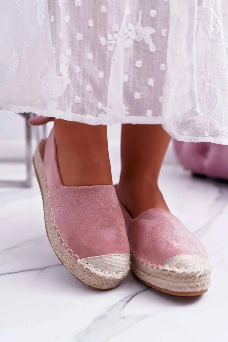 Różowe Espadryle Damskie Tenisówki Moriente Damskie Czarne Espadryle