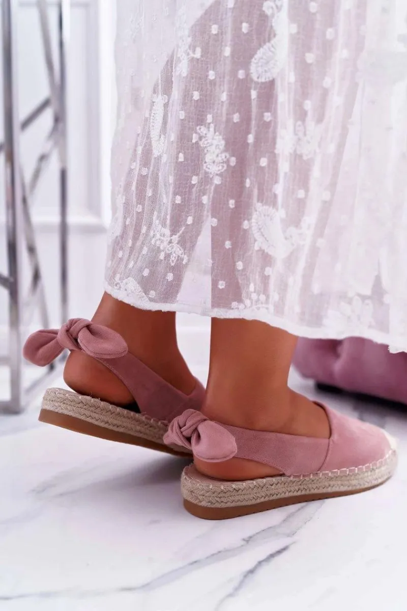 Różowe Espadryle Damskie Tenisówki Moriente Damskie Czarne Espadryle